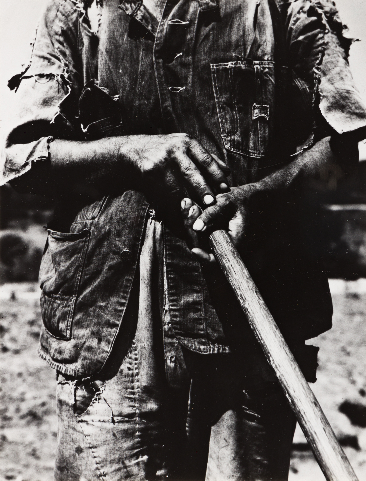 DOROTHEA LANGE (1895-1965) Hoe Culture, Alabama Tenant Farmer near Anniston.